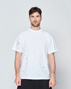 ☆先行予約☆ ヴィンテージ スプラッシュ Tシャツ  /  Vintage Wash Splash Tee / WHITE【CT2702】