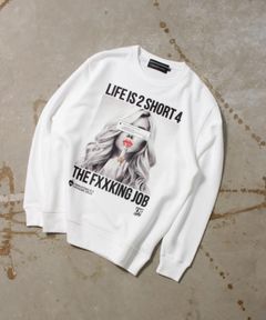 [2 SHORT] ライト・スウェット・クルーネック / トレーナー / WHITE [253230FO]