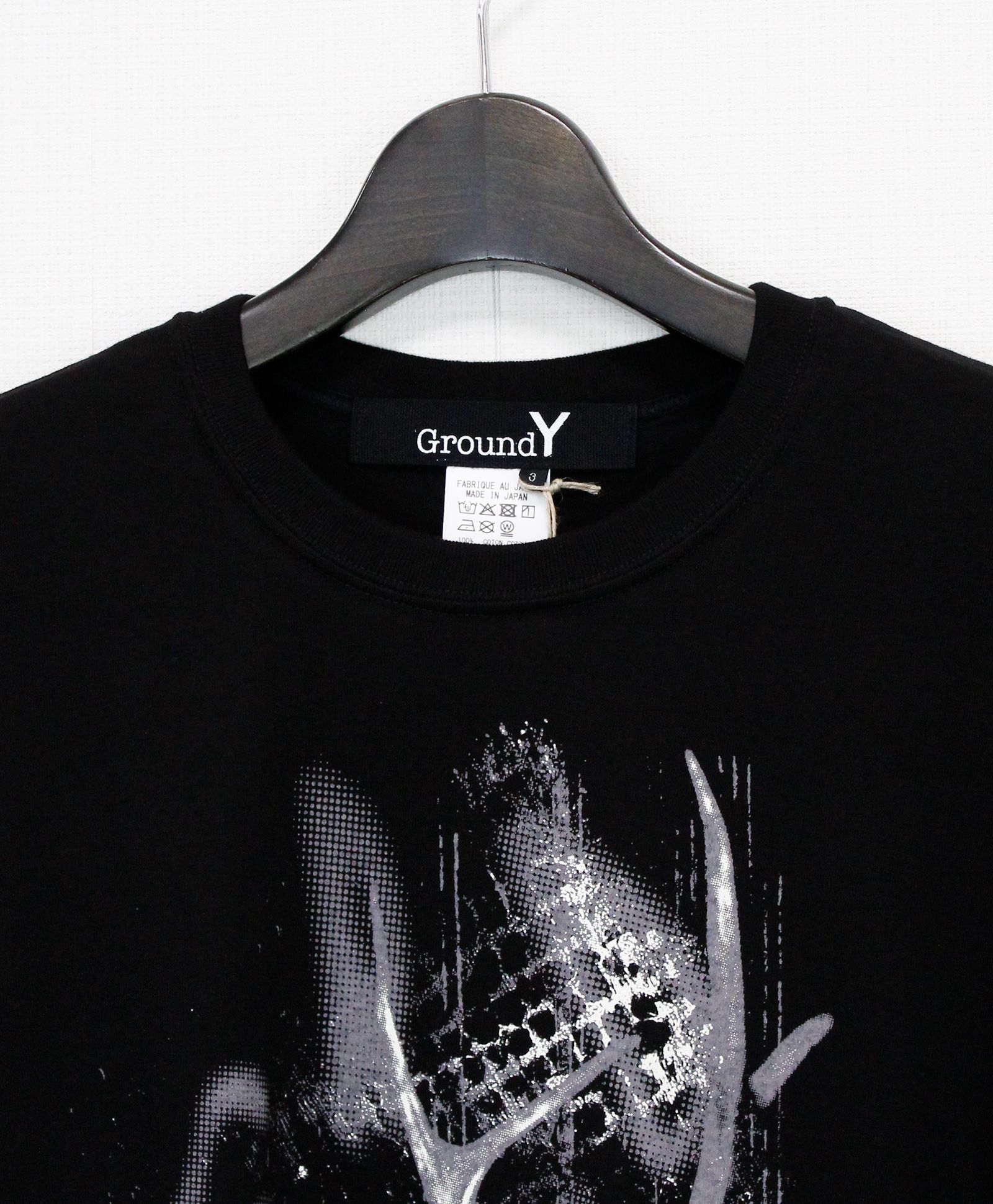 JERSEY DEER T-SHIRT / BLACK [GK-T77-070-2]