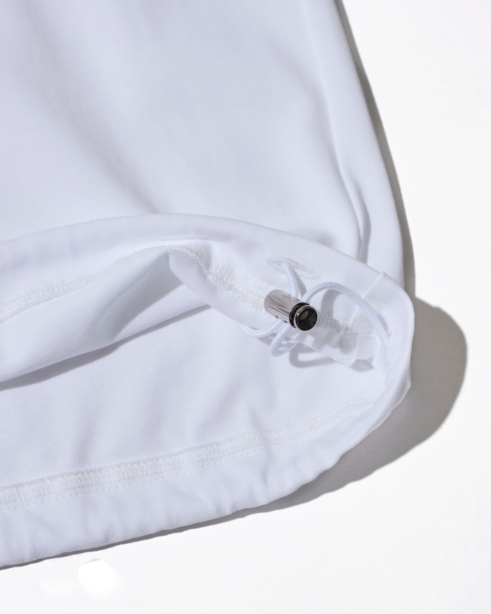 ☆先行予約☆ ドローストリング ポケットTシャツ  /  Drawstring Pocket Tee / WHITE【CT2707】
