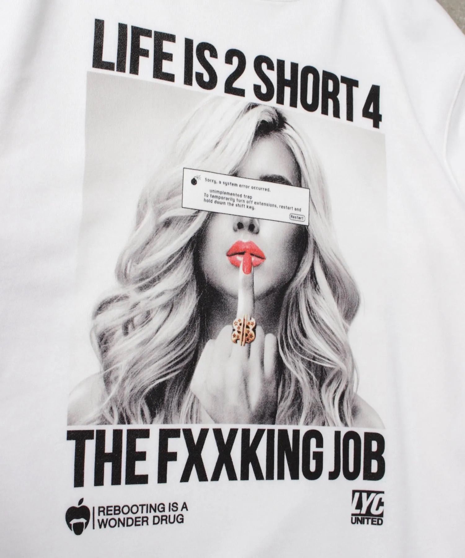 [2 SHORT] ライト・スウェット・クルーネック / トレーナー / WHITE [253230FO]