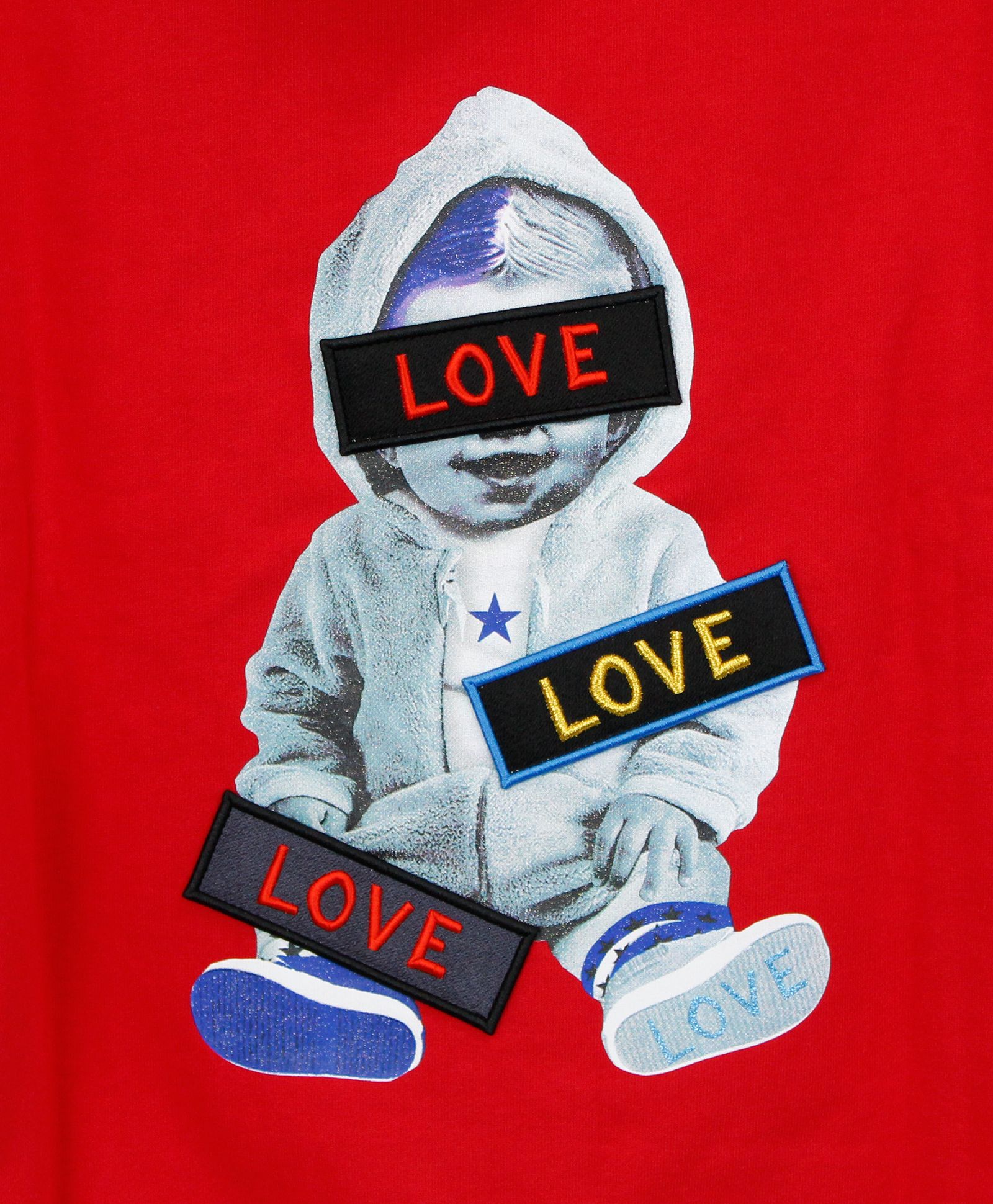 プルオーバーパーカー LOVE HOODIE BABY RED [SLPP135]