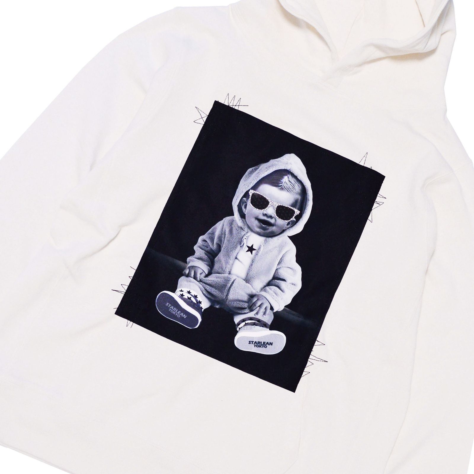プルオーバーパーカー / 3D HOODIE / WHITE  [SLPP152]