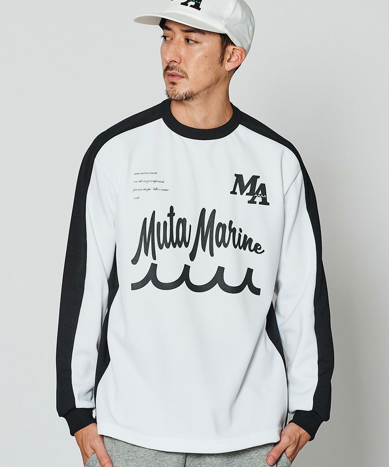 ACANTHUS x muta MARINE / muta Soccor Jersey Top / ジャージカットソー / WHITE / MA2434