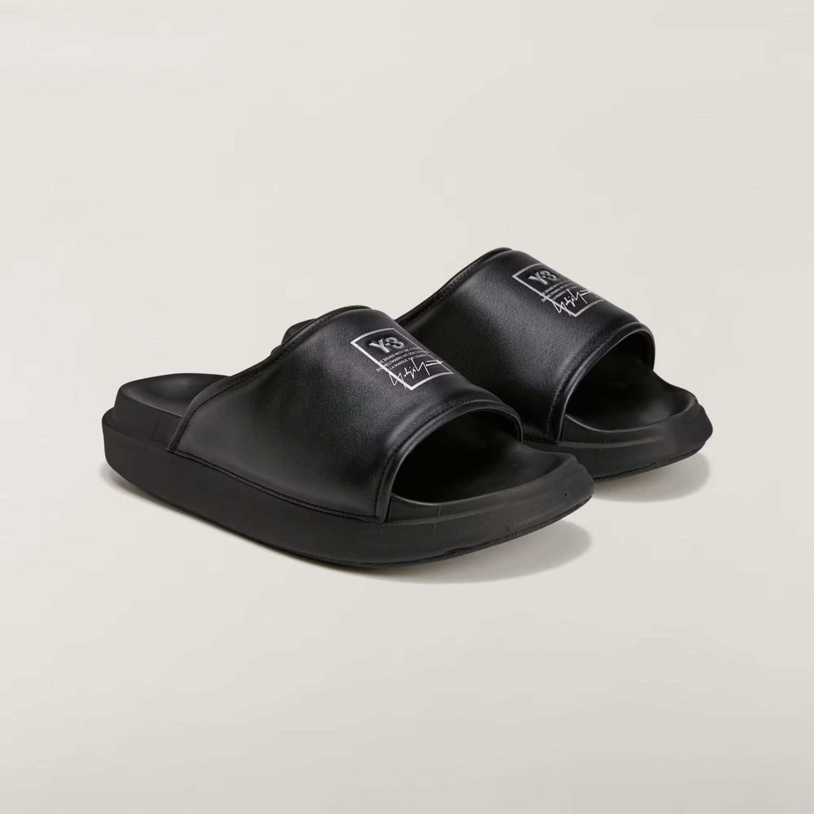 サンダル Y-3 SLIDE / BLACK/BLACK/BLACK[KI4033-FTWS26]