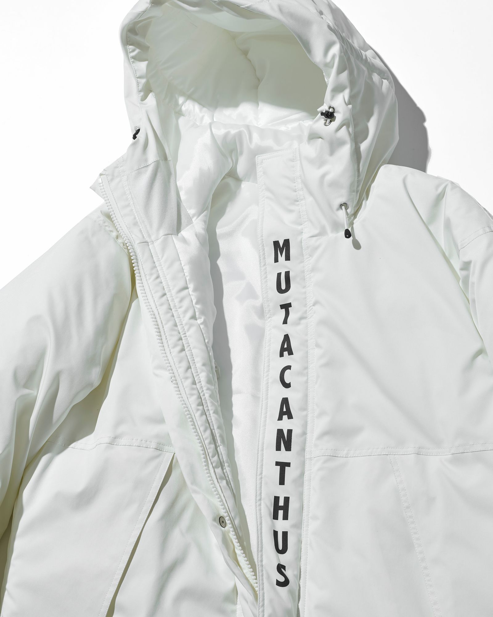 ☆先行予約販売2025年11月下旬～12月下旬頃入荷予定☆ ACANTHUS × muta MARINE / muta LIMONTA Mountain Puffy Jacket  / マウンテンパフィジャケット / WHITE 【MA2529】