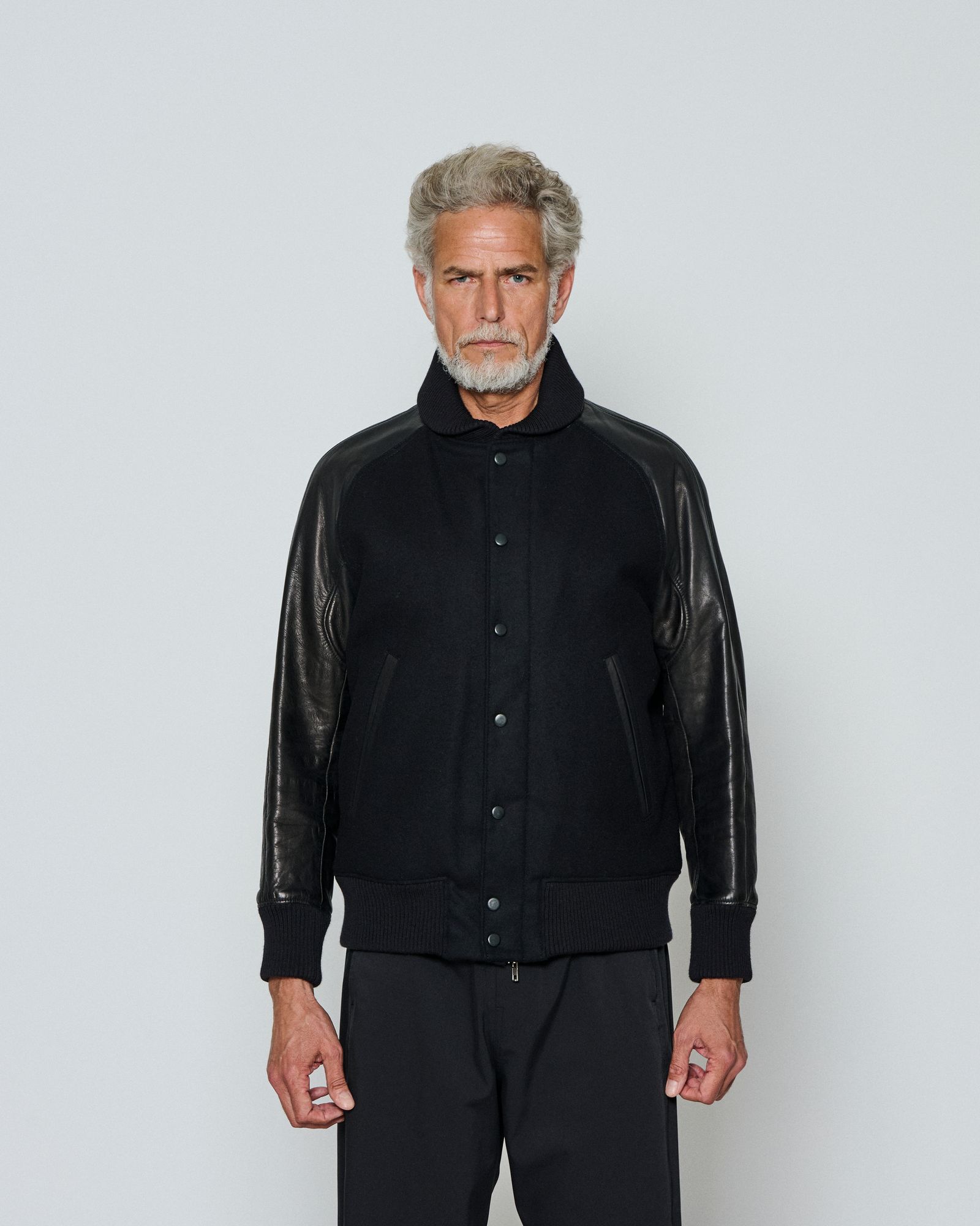 ☆先行予約販売☆  Studium Jacket / スタジアムジャケット / BLACK 【ST2301】