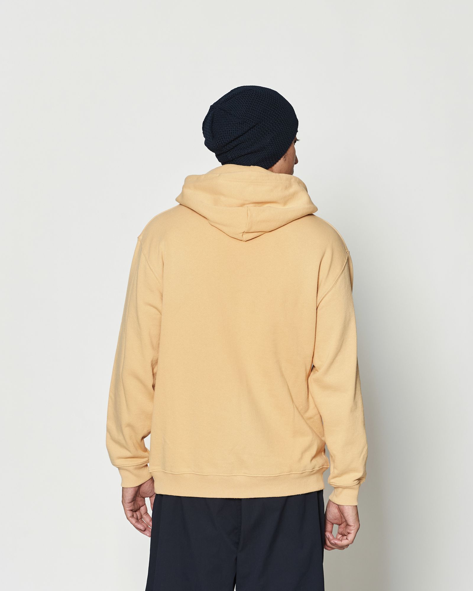 ☆先行予約☆muta MARINE × ACANTHUS  / カレッジロゴ スウェットジップフーディー / パーカー / College Logo Hooded Sweatshirt / YELLOW【MA2609】