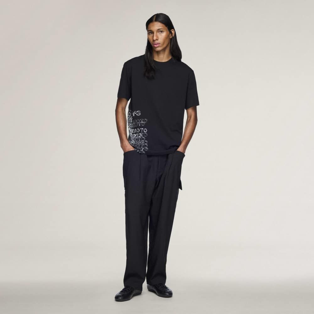 グラフィックショートスリーブTシャツ / Y-3 GFX SHORT SLEEVE TEE / BLACK [KR2223-APPS26]