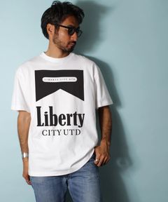 [THE CIGARETTES] Tシャツ / WHITE BLACK [241706MB]