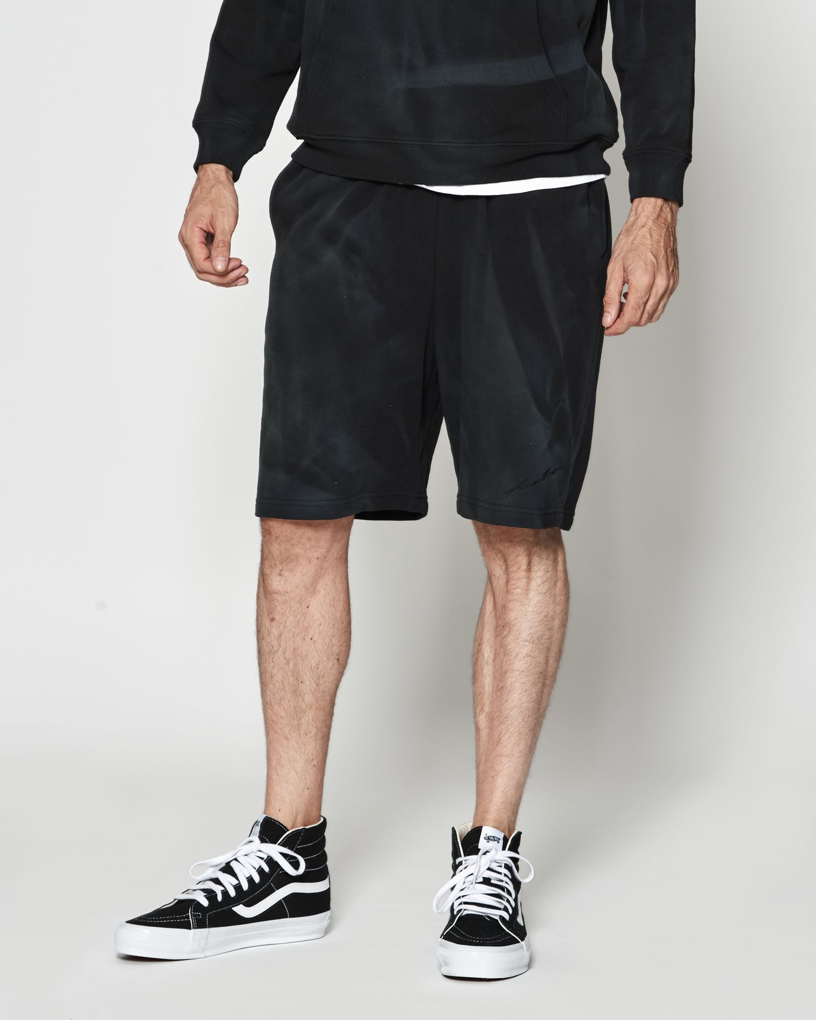 ☆先行予約☆ エイジングダイスウェットショーツ / Aging Dye Sweatshorts / BLACK【HJP2602】