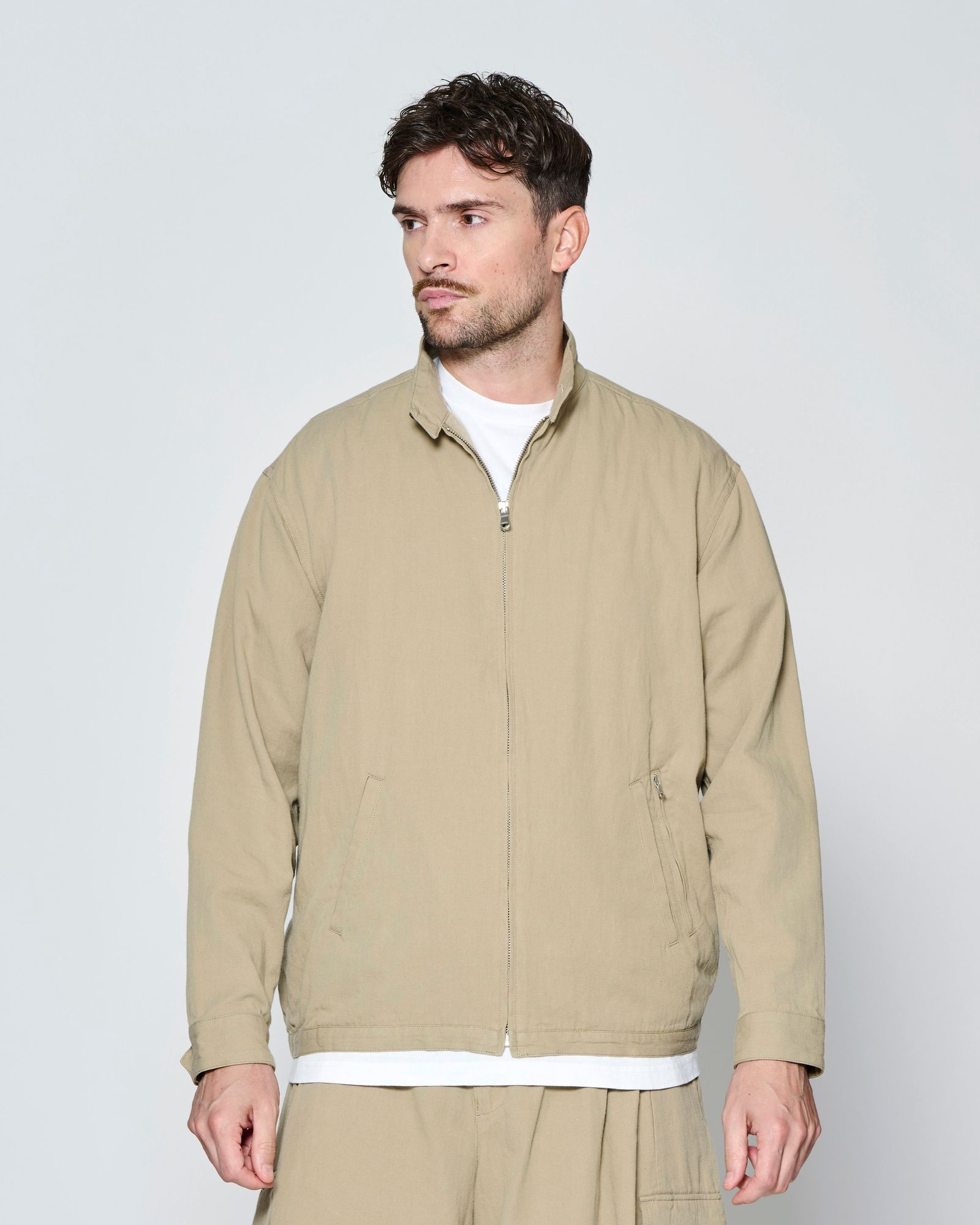 ☆先行予約☆ ハリントンジャケット  /  Harrington Jacket / BEIGE 【JK2702】