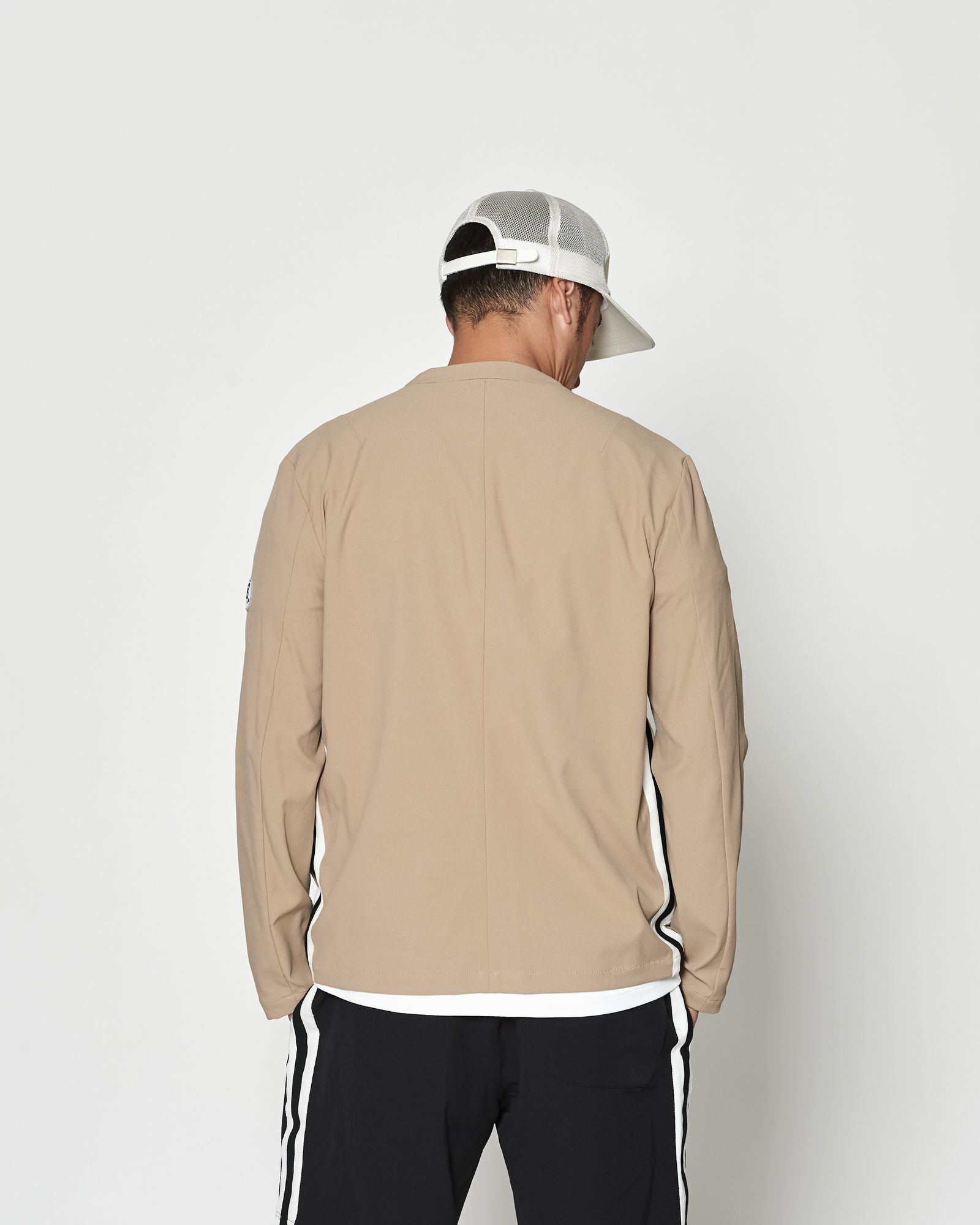 ☆先行予約☆muta MARINE × ACANTHUS / スウィートノーカラージャケット / sweet no collar jacket / BEIGE 【MA2625】