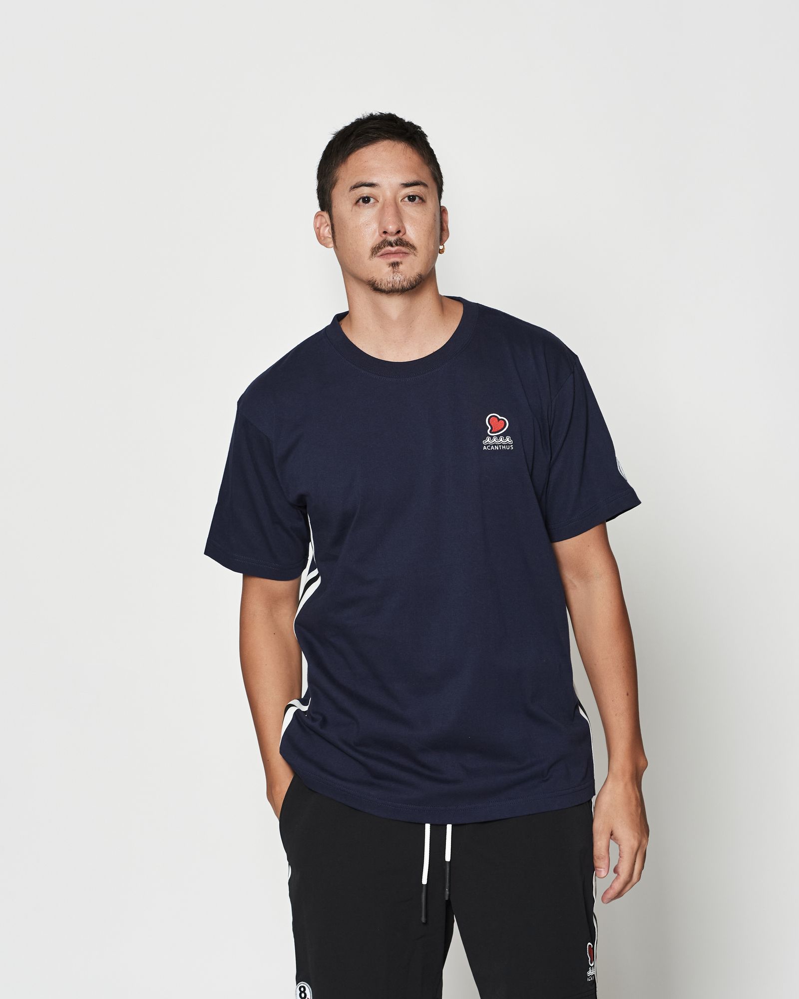 ☆先行予約☆muta MARINE × ACANTHUS  / スウィートTシャツ / sweet tee / NAVY 【MA2628】
