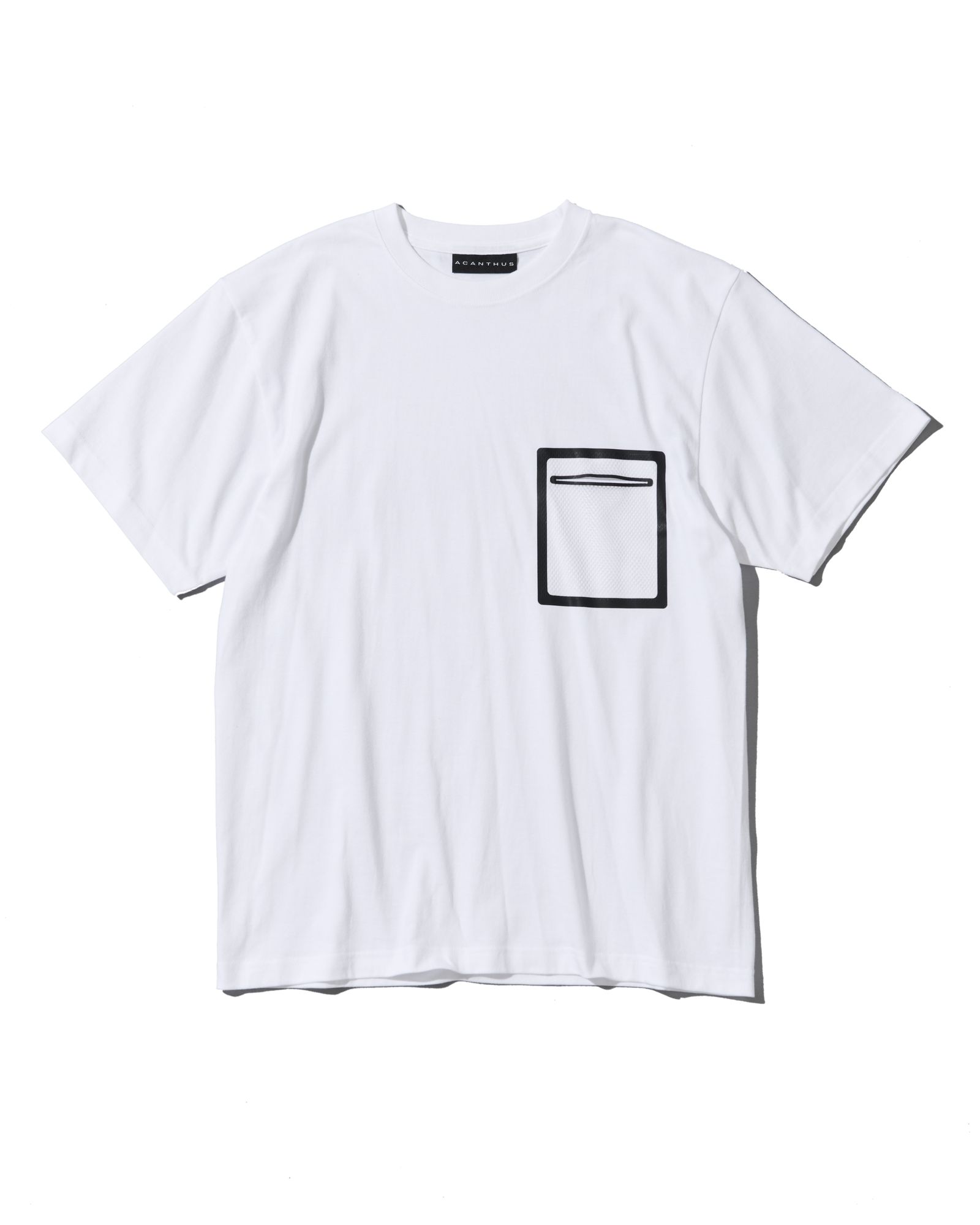 ☆先行予約☆ メッシュトリミングポケットTシャツ  /  Mesh Trimming Pocket Tee / WHITE【CT2605】