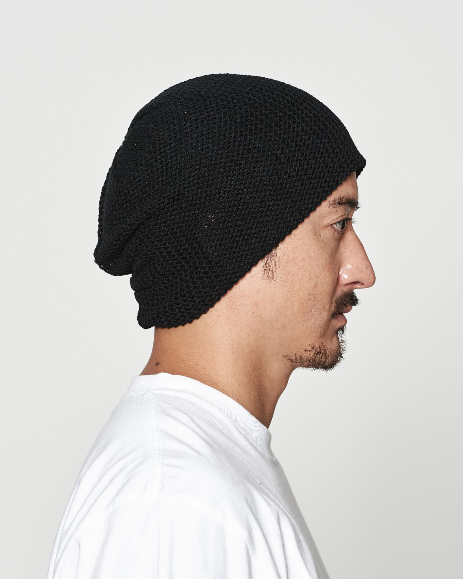 ☆先行予約☆muta MARINE × ACANTHUS  / メッシュバックプールニットキャップ / Mesh Back Pool Knit Cap / BLACK 【MA2623】