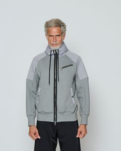☆先行予約☆  バイカーパーカー / フーディー / Double-knit Biker Hoodie / GREY 【DW2601】
