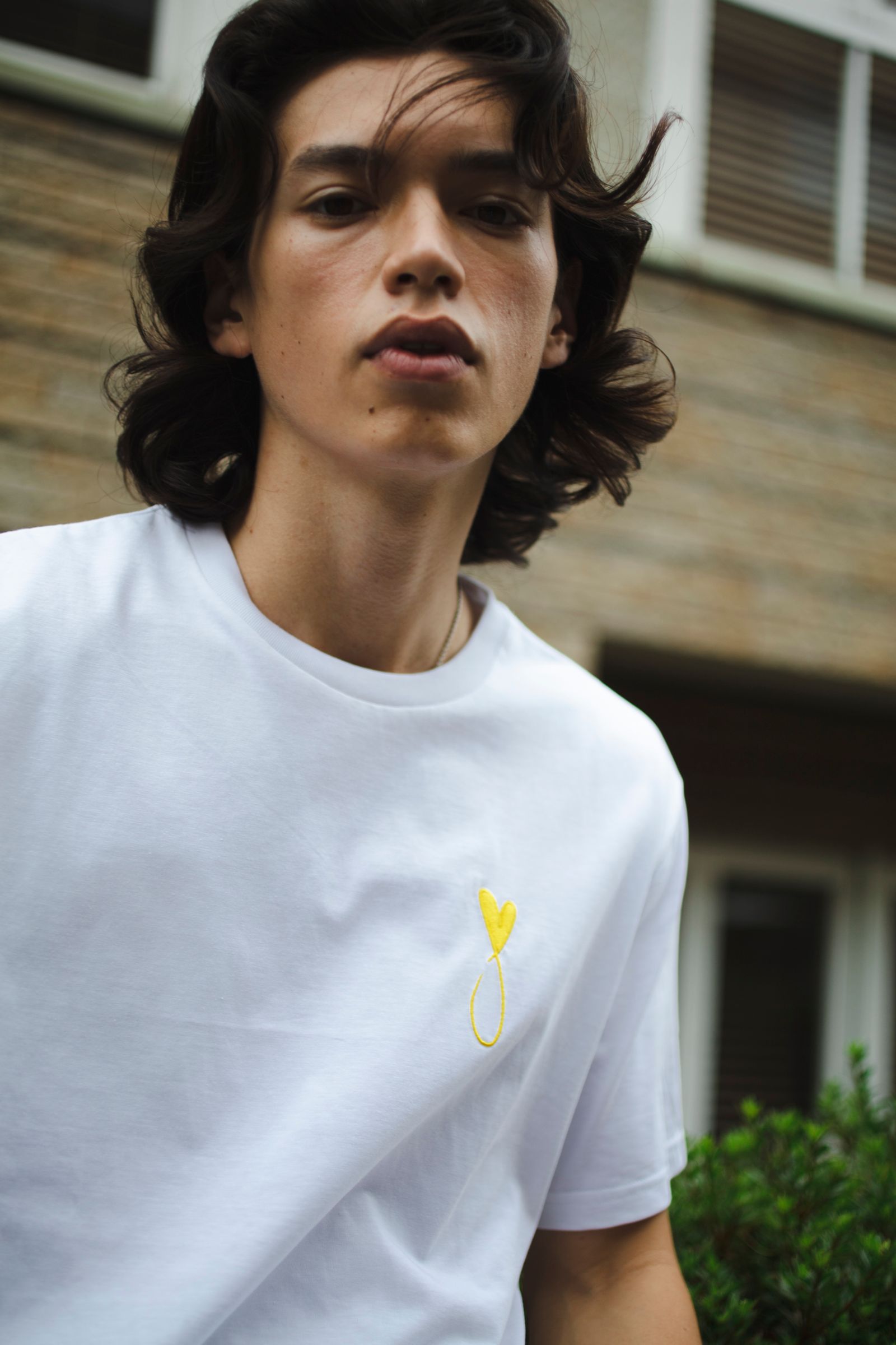 Tシャツ / Tiphanie / WHITE x YELLOW