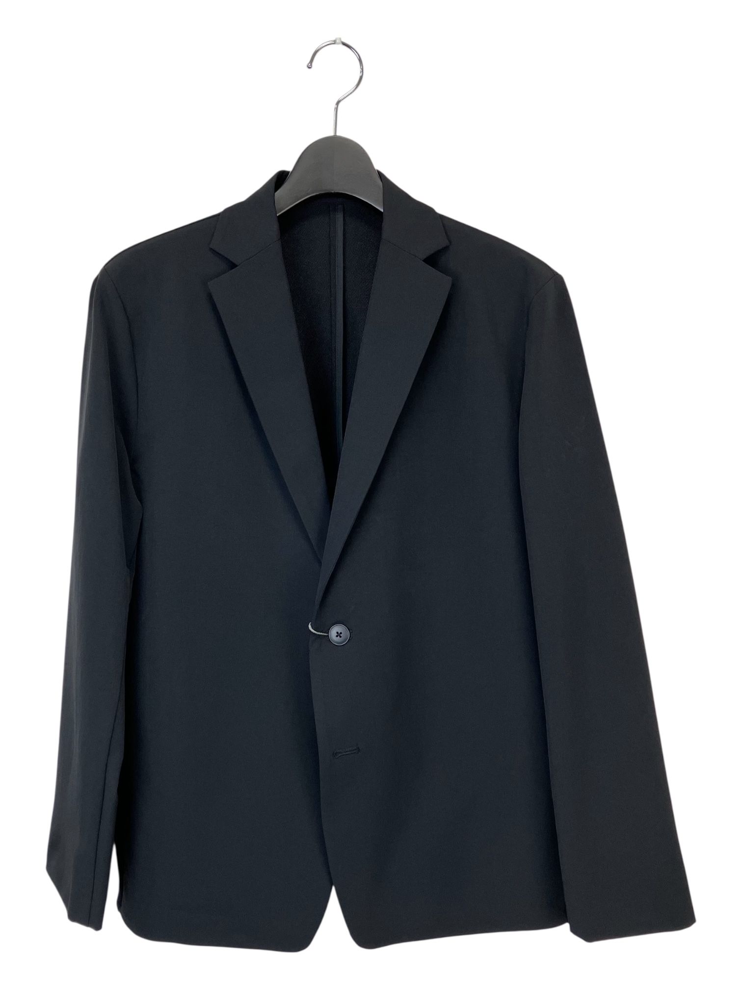 N/Peダブルクロスストレッチ イージージャケット / ブラック [26003]