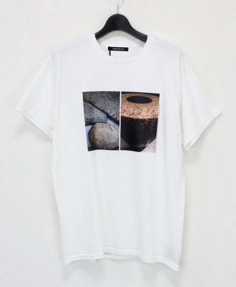 クルーネック プリントTシャツ / CREW NECK PRINT T  / WHITE [IN-CS07]