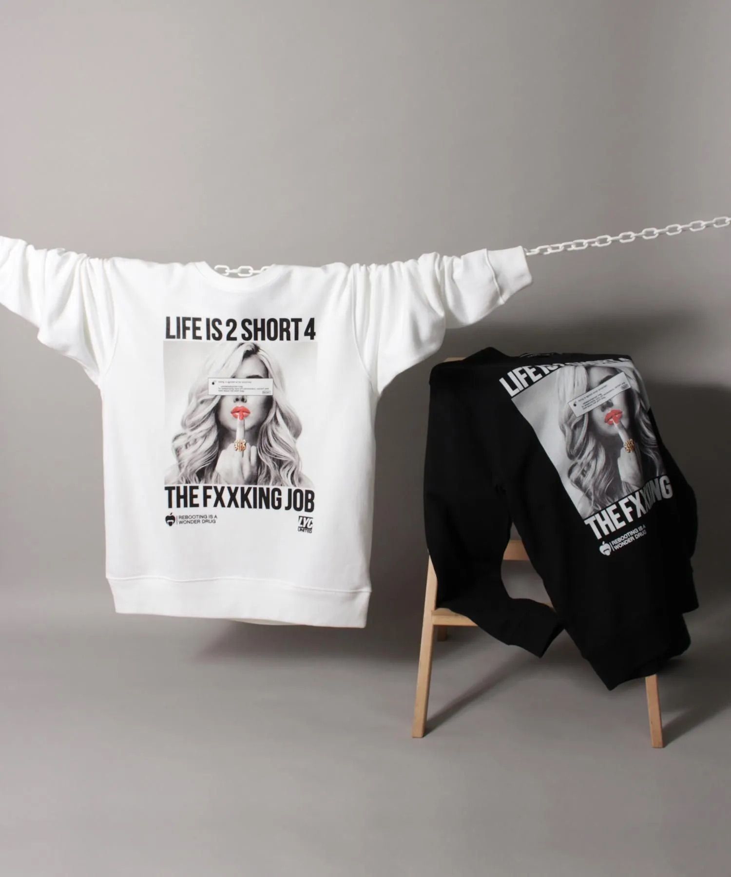 [2 SHORT] ライト・スウェット・クルーネック / トレーナー / WHITE [253230FO]