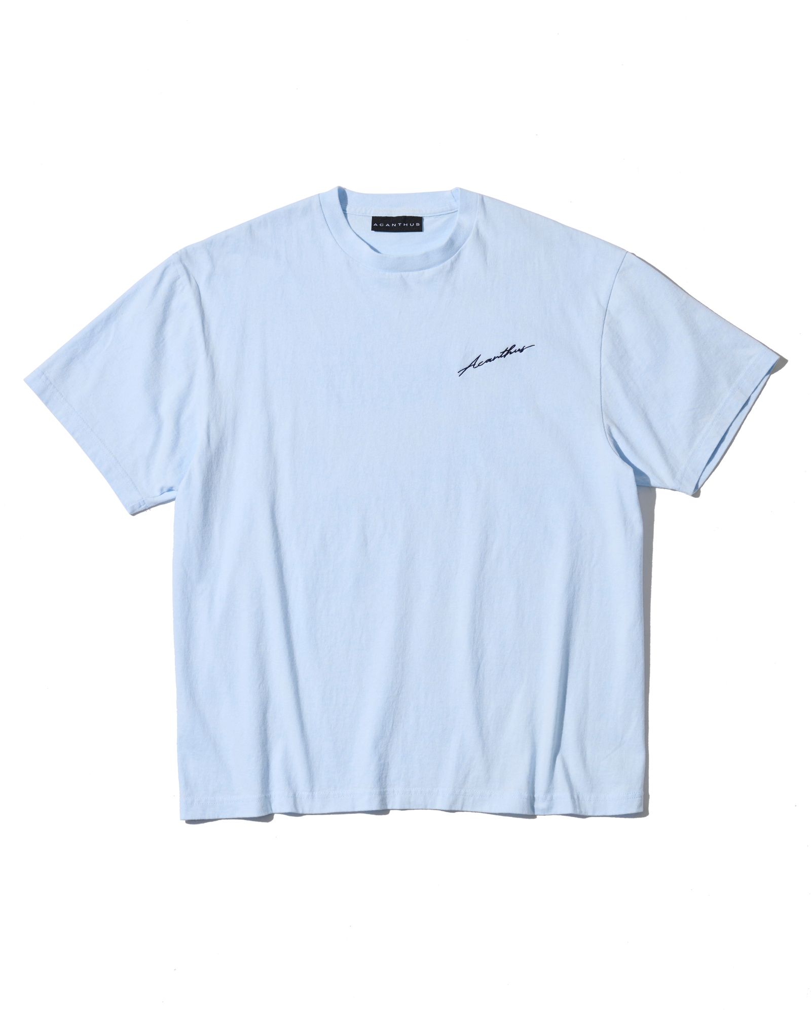 ☆先行予約☆ ヴィンテージ エンブロイダリーTシャツ  /  Vintage Wash Embroidered Tee / SAX【CT2705】