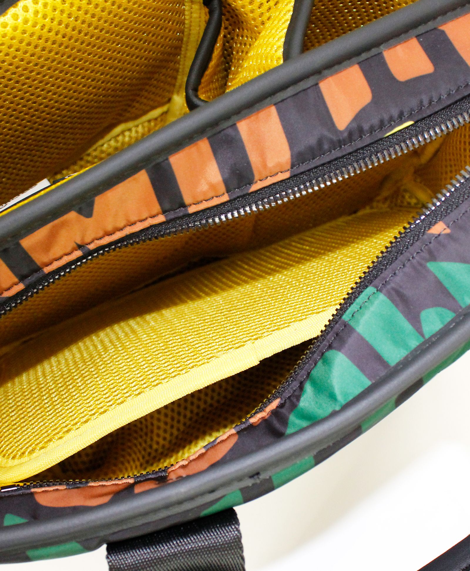 WAVEキルト パーテーショントートバッグ / イエロー [MMSG-241108]