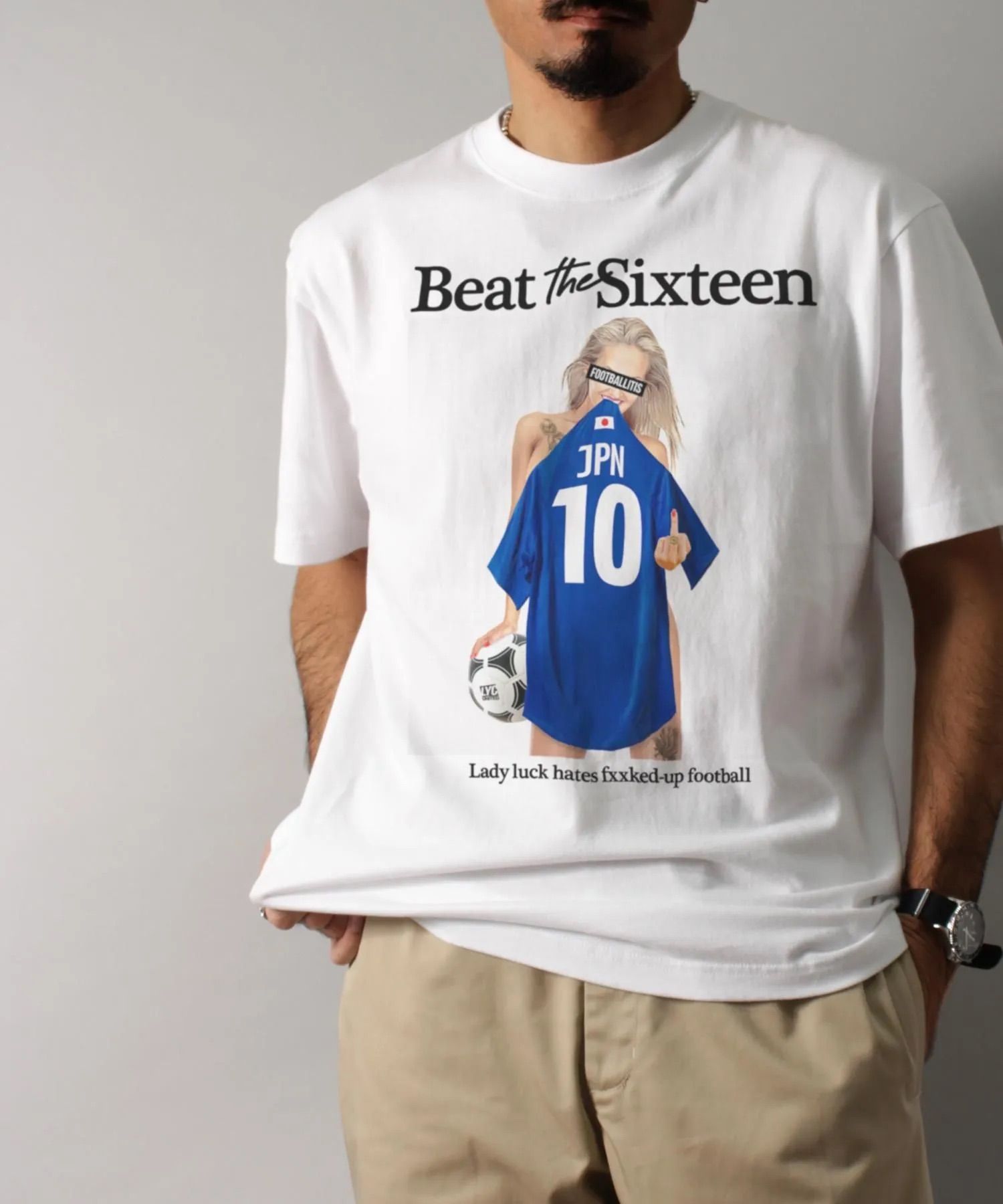 【FOOTBALLITIS】[No.10] Tシャツ / WHITE [261327NT]