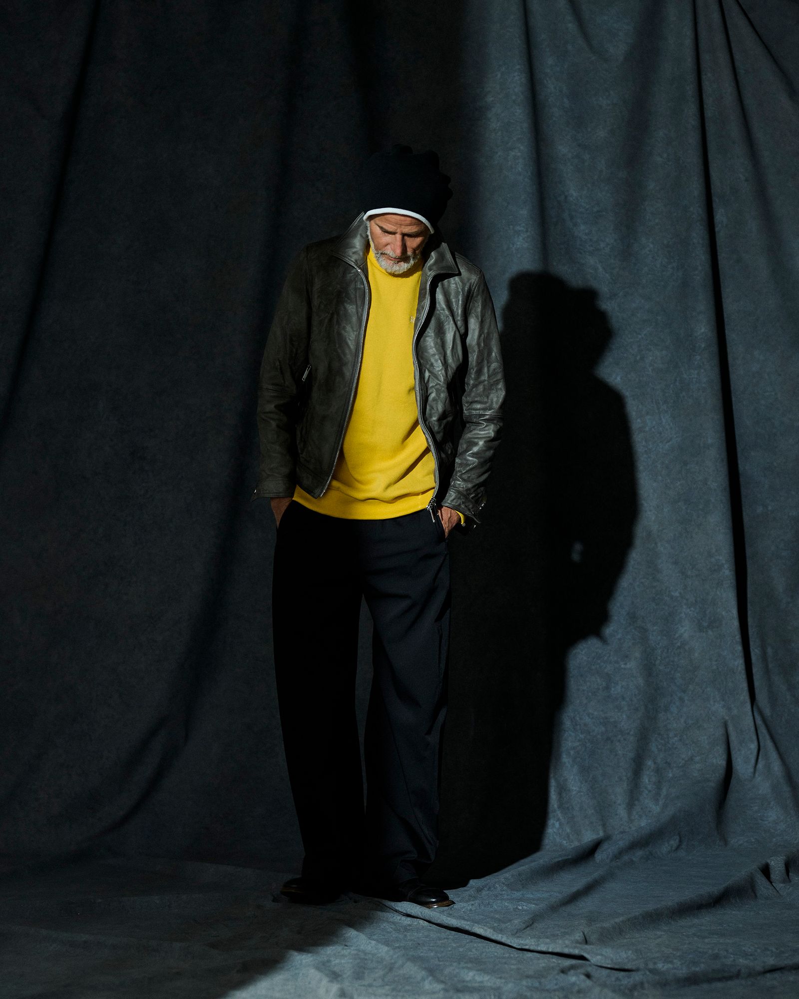 ☆先行予約販売☆ Emmeti x ACANTHUS レザージャケット /  "GIACOMO" Aged Edition  / GREY 【LM2602】