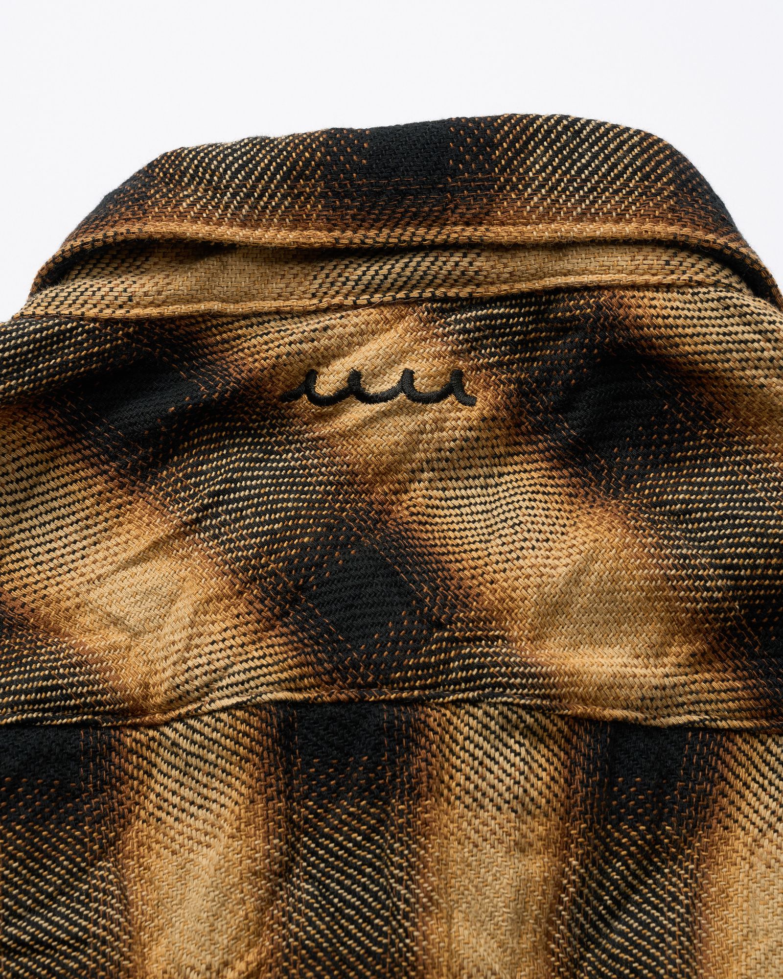 ☆先行予約☆ muta × wjk  / シワ加工チェックシャツ / twist wrinkle check shirt / YELLOW CHECK [401 mw10j]