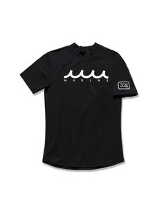 ラッシュTシャツ (WAVEロゴ) / ブラック [MMTK-439009]