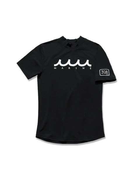 ラッシュTシャツ (WAVEロゴ) / ブラック [MMTK-439009]
