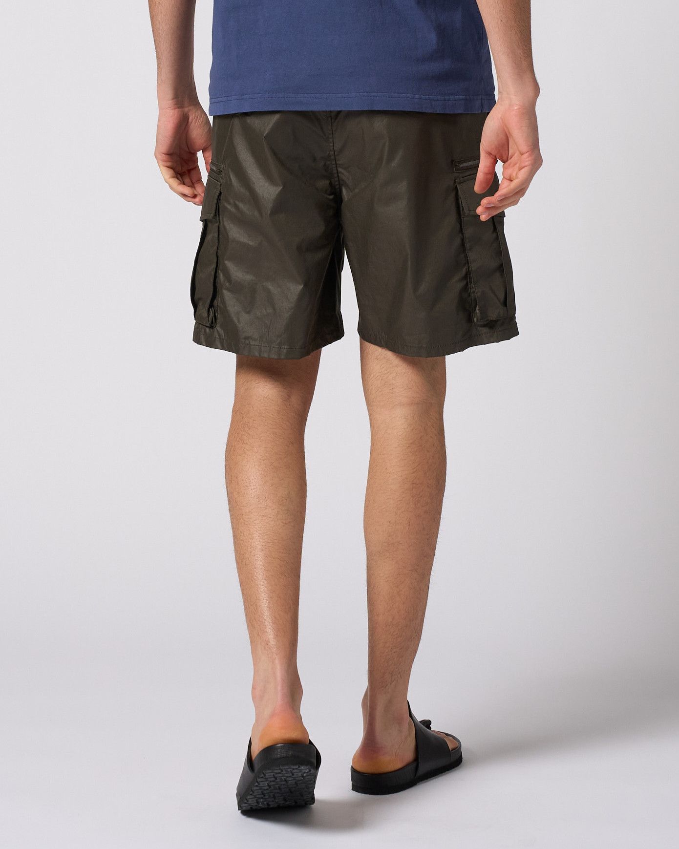 ☆先行予約☆ カーゴショーツ / solid cargo shorts / KHAKI [5220 pe52i]