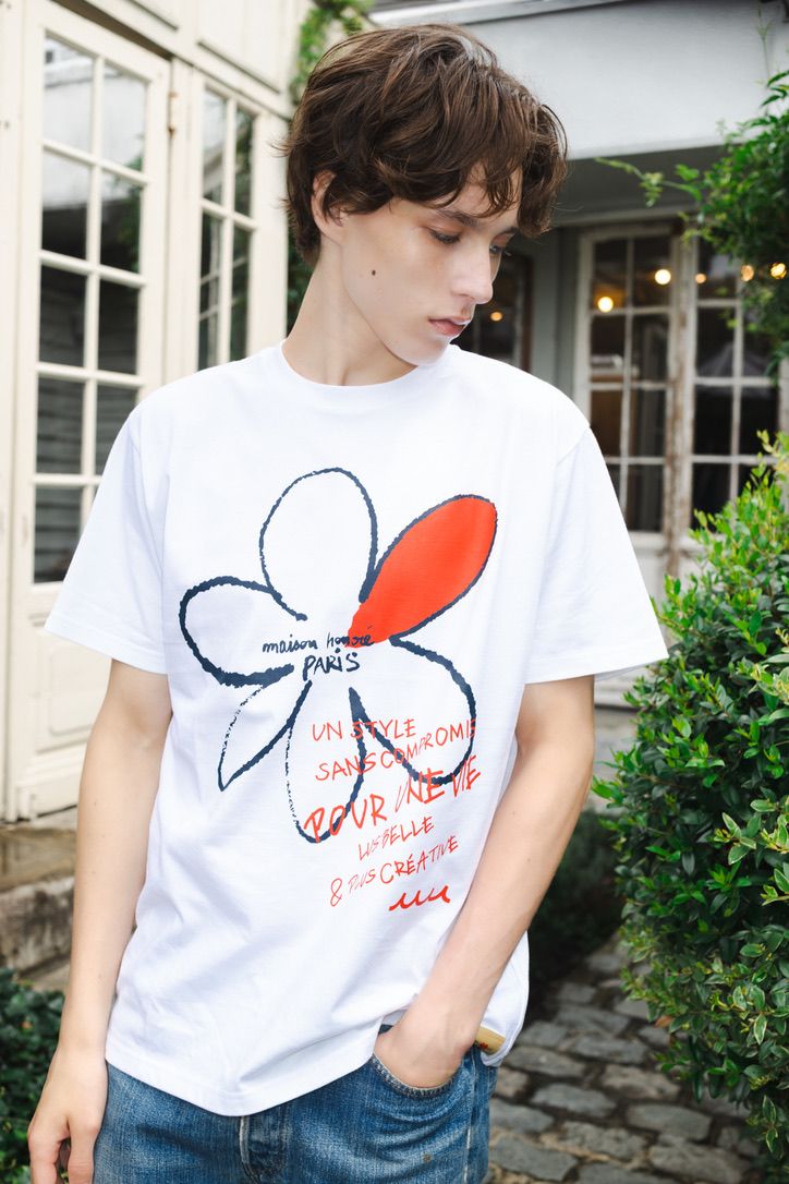 MAISON HONORE PARIS×MUTA MARINE / Tシャツ / Florent &  Concept(フローレント＆コンセプ) / ホワイト
