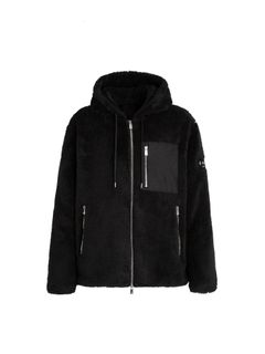 フード付き ボアブルゾン / MENFI /  メンフィ / BLACK [MJXA0212033588]