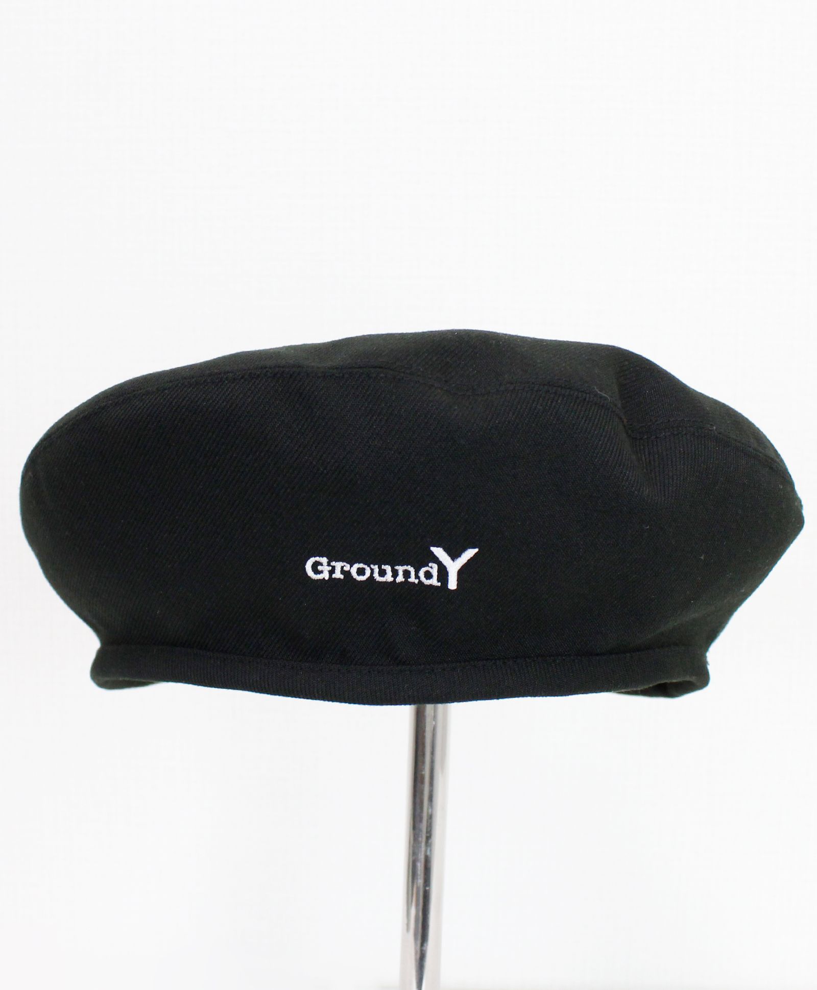 Ground Y×NEWERA(R) GROUND Y LOGO COTTON BERET  [GP-H50-081-1]