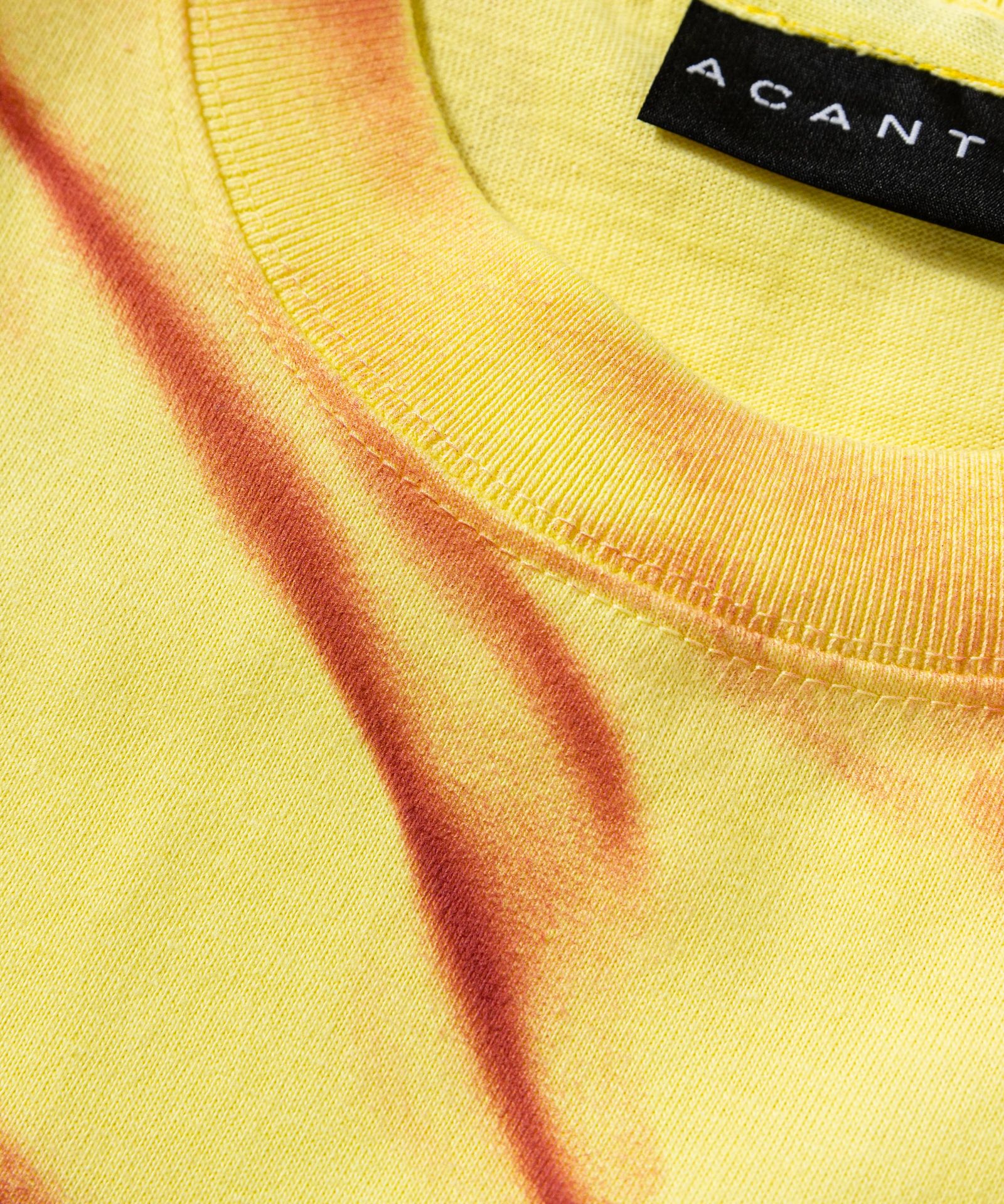 ハンドダイ Tシャツ / Hand Dye Tee / YELLOW