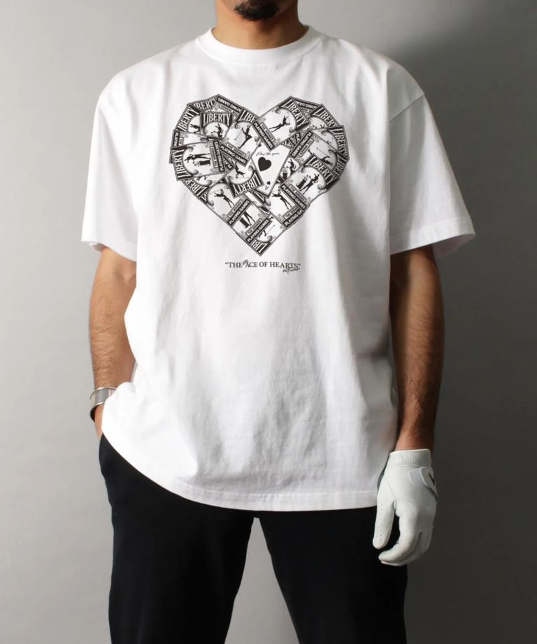 LIBERTY CITY - 【CITY&TURF】[THE ACE OF HEARTS] Tシャツ