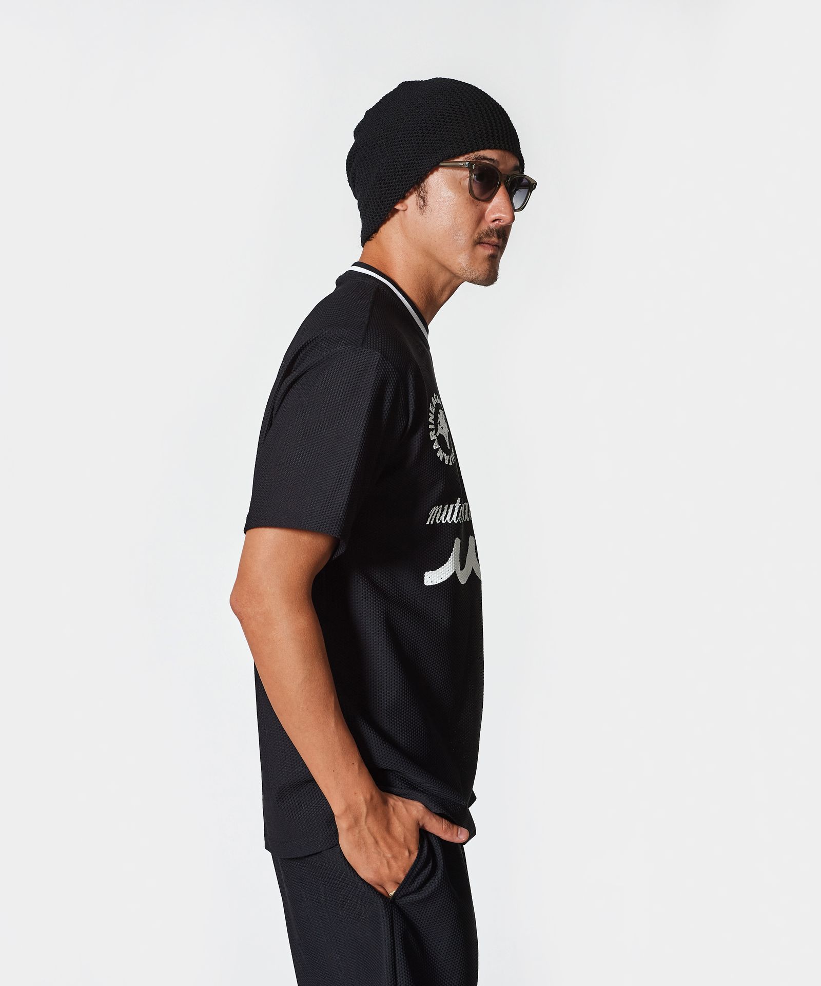 【国内買付】muta ACANTHUS Mesh Soccer Top メッシュTシャツ ACANTHUS - ACANTHUS × muta MARINE / muta Mesh Soccer Top