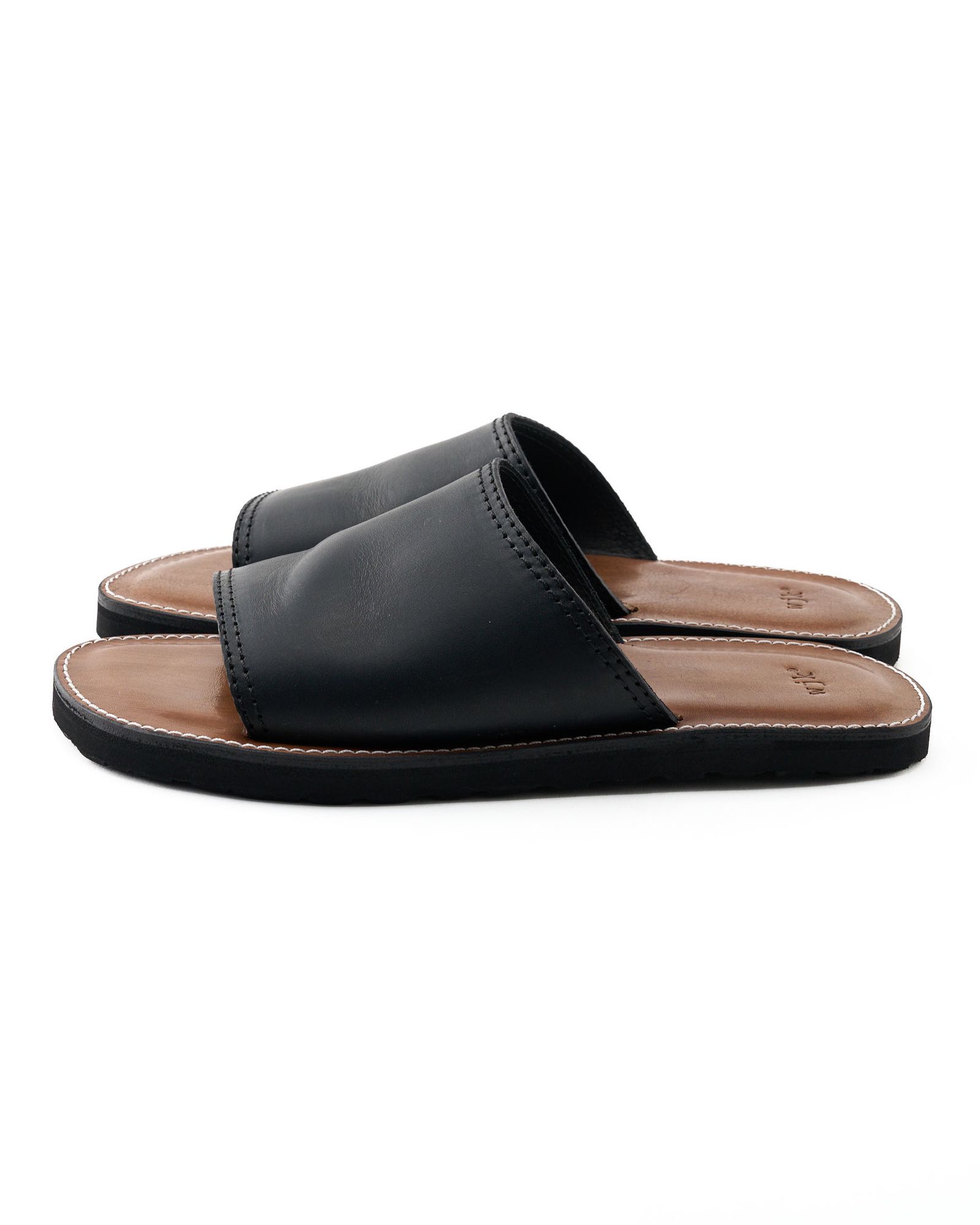 ☆先行予約☆ wjk  / レザーサンダル / artisan leather sandal / black【8006 bt52k】