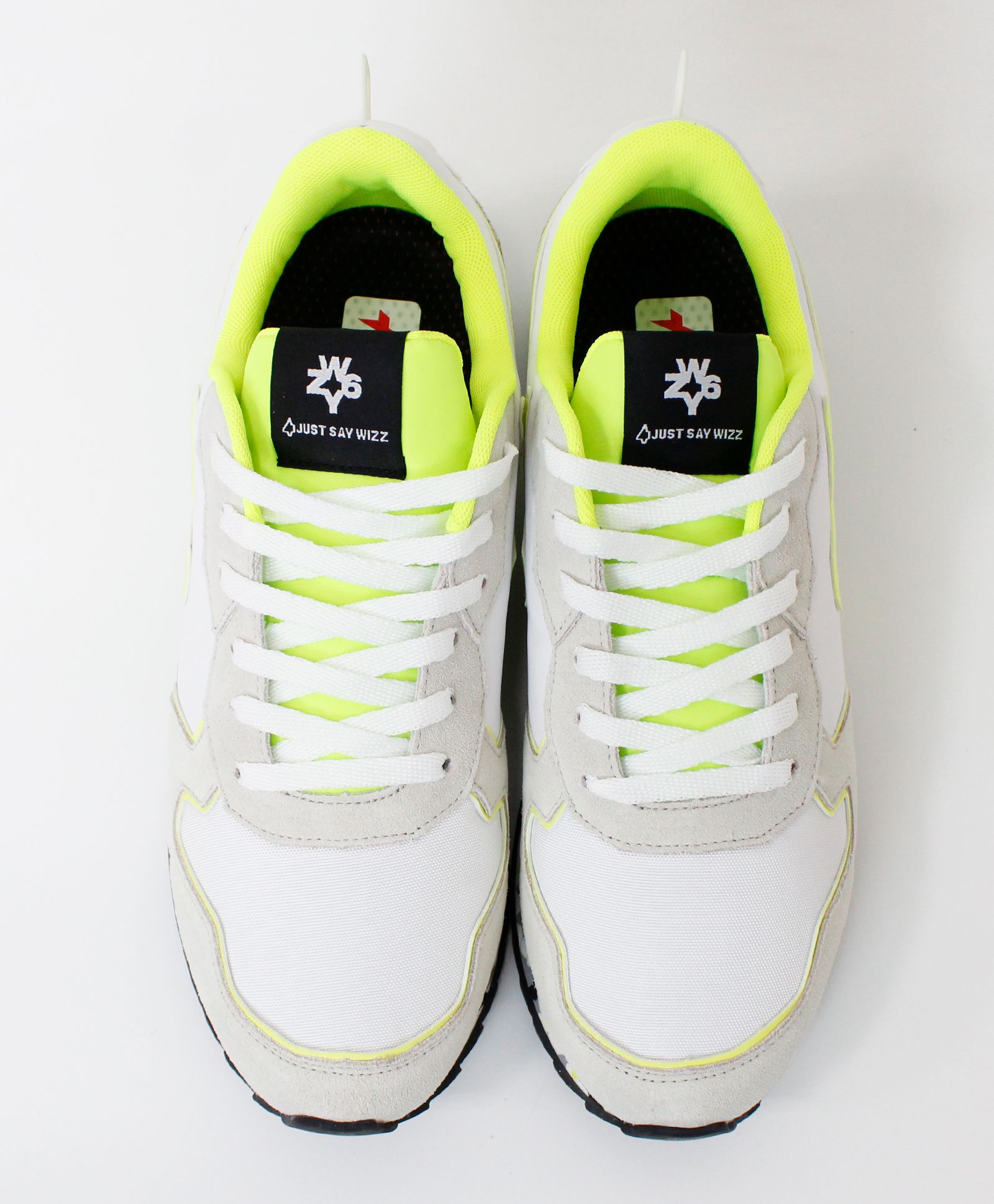 スニーカー / JET-M  / WHITE-YELLOW FLUO【41-1N40】