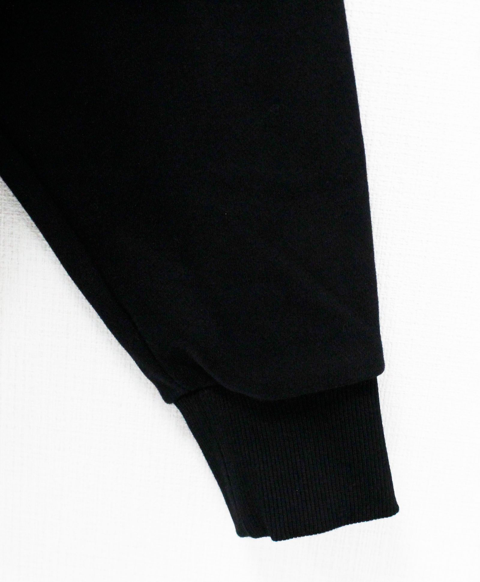 ユニセックス /  BIG プルオーバーパーカー (バイカラー) / ブラック [MMSG-241215]