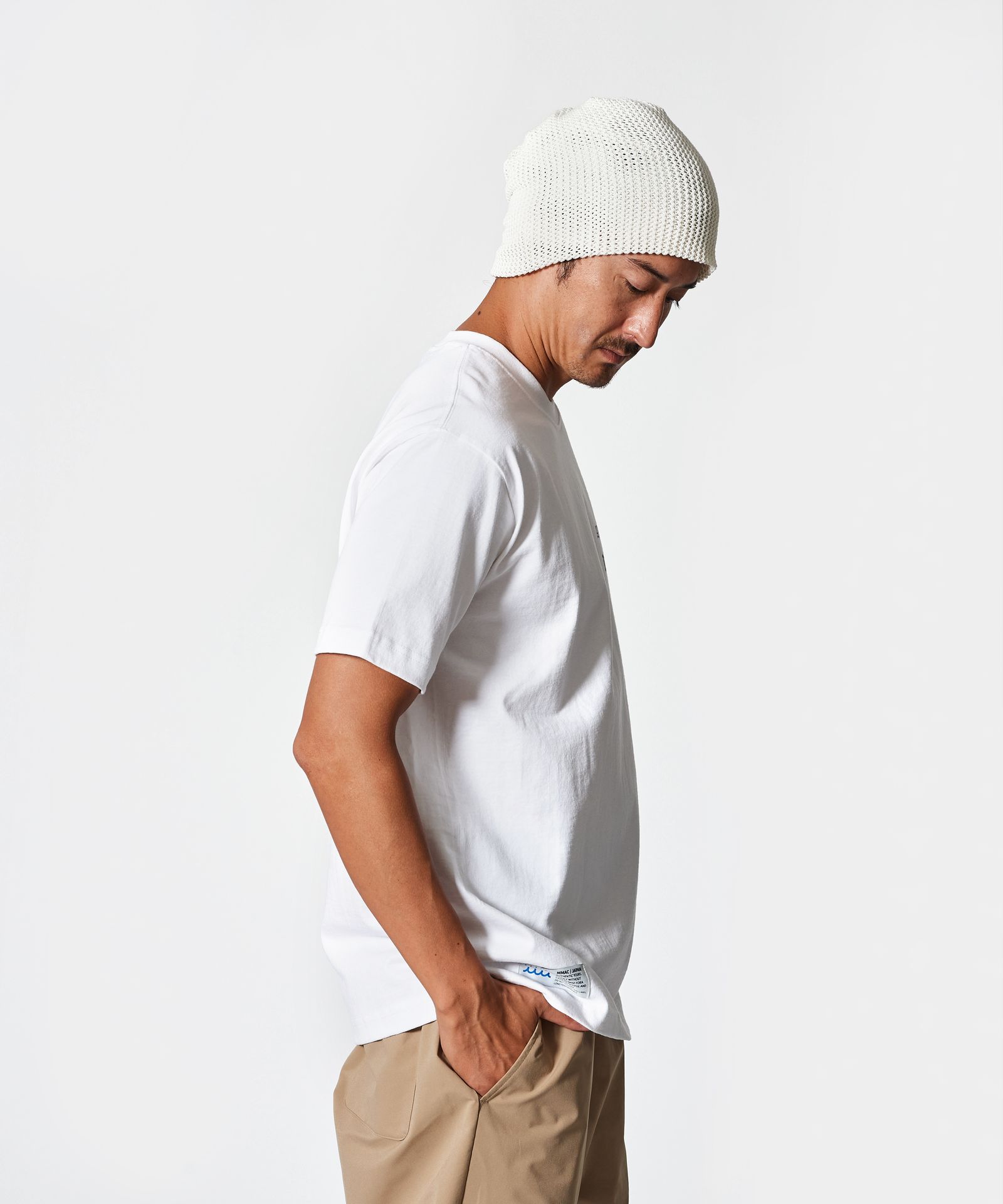 ACANTHUS × muta MARINE / muta muta Old Logo Tee×PRO TAG BODY / ロゴTシャツ / WHITE【MA2524】