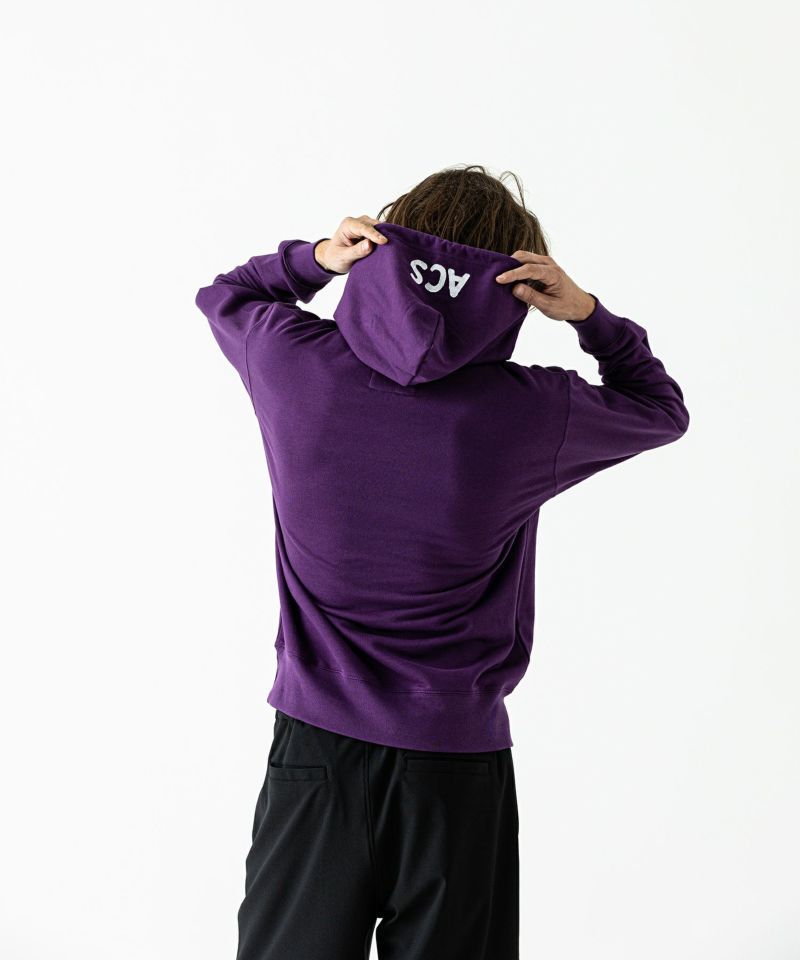 ACANTHUS x mutaMARINE / ohtadesigh×SToL Hand Paint Hooded Sweatshirt / PURPLE