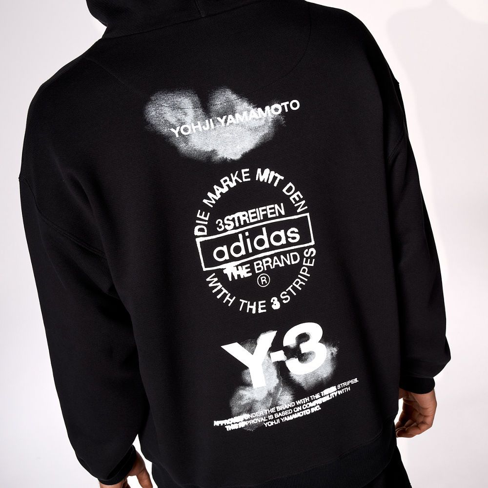 パーカー / グラフィックスフーディー / Y-3 GRAPHIC HOODIE / BLACK [JX4748-APPA25]