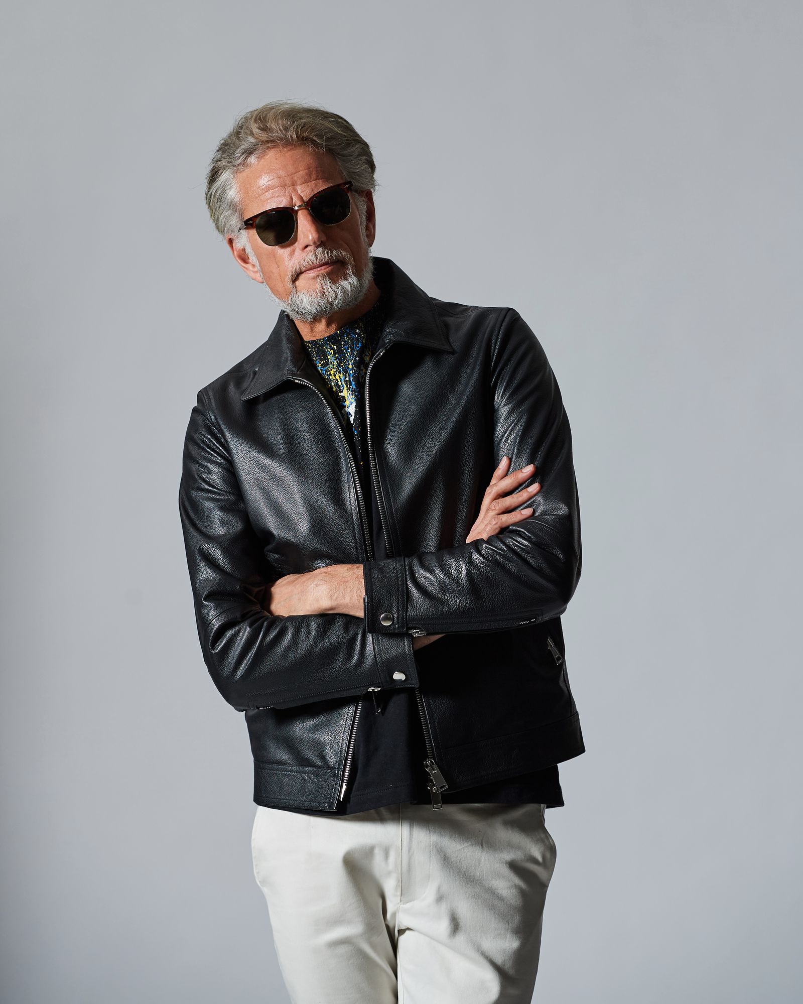 ☆先行予約販売2025年9月下旬～10月下旬頃入荷予定☆ EMMETI x ACANTHUS  / GIACOMO / レザージャケット / BLACK 【LM2502】