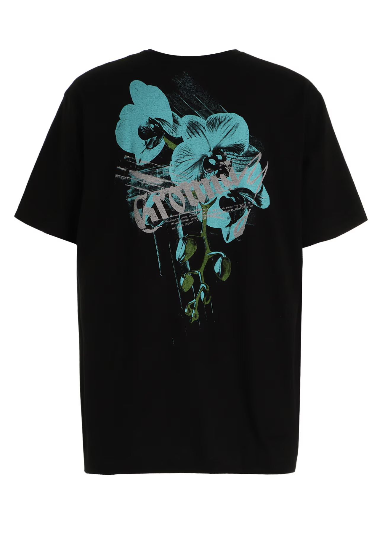 JERSEY ORCHID T-SHIRT / BLACK [GK-T81-070-2]