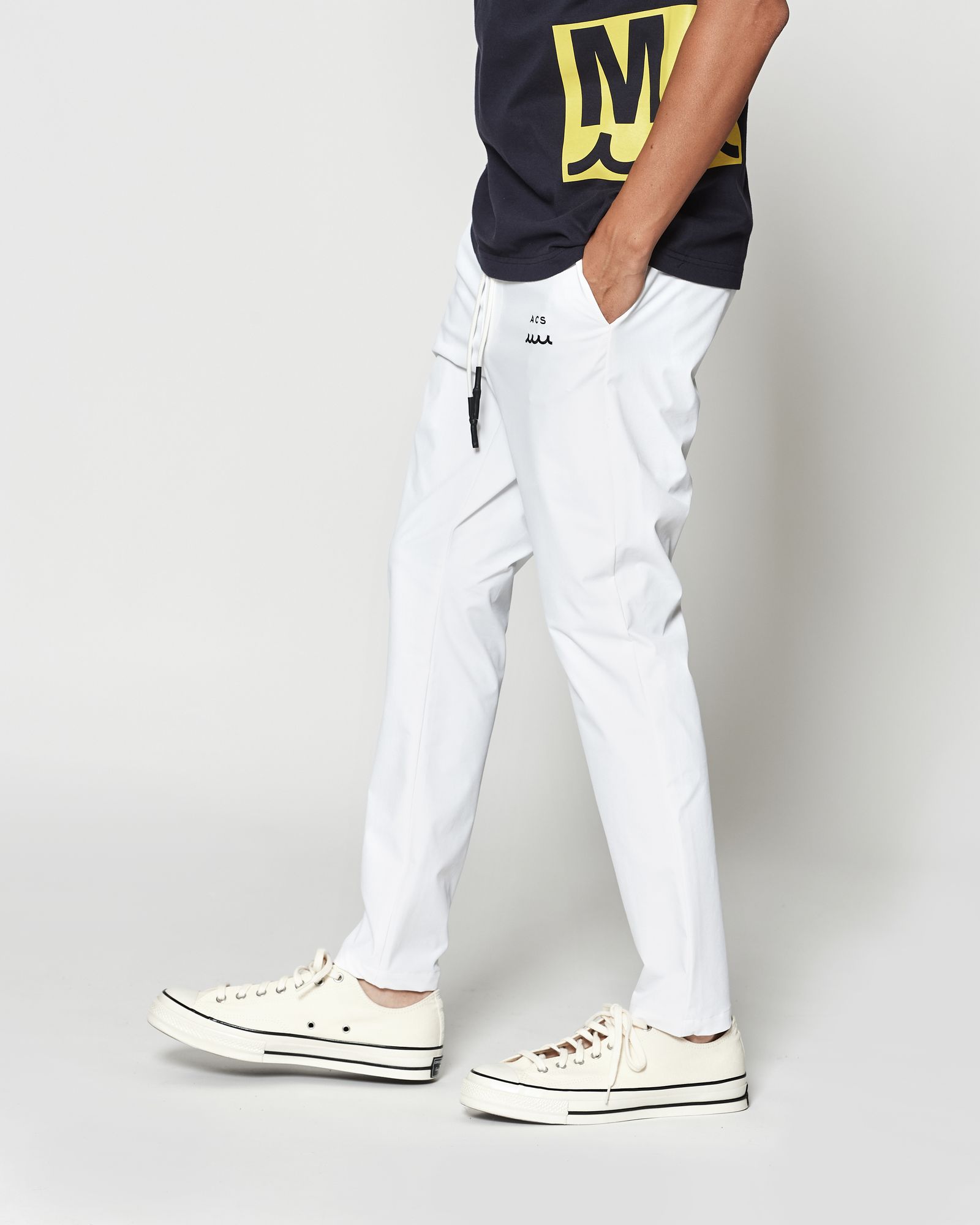 ☆先行予約☆muta MARINE × ACANTHUS  /イージータイトパンツ /  Easy Tight Pants / WHITE【MA2605】