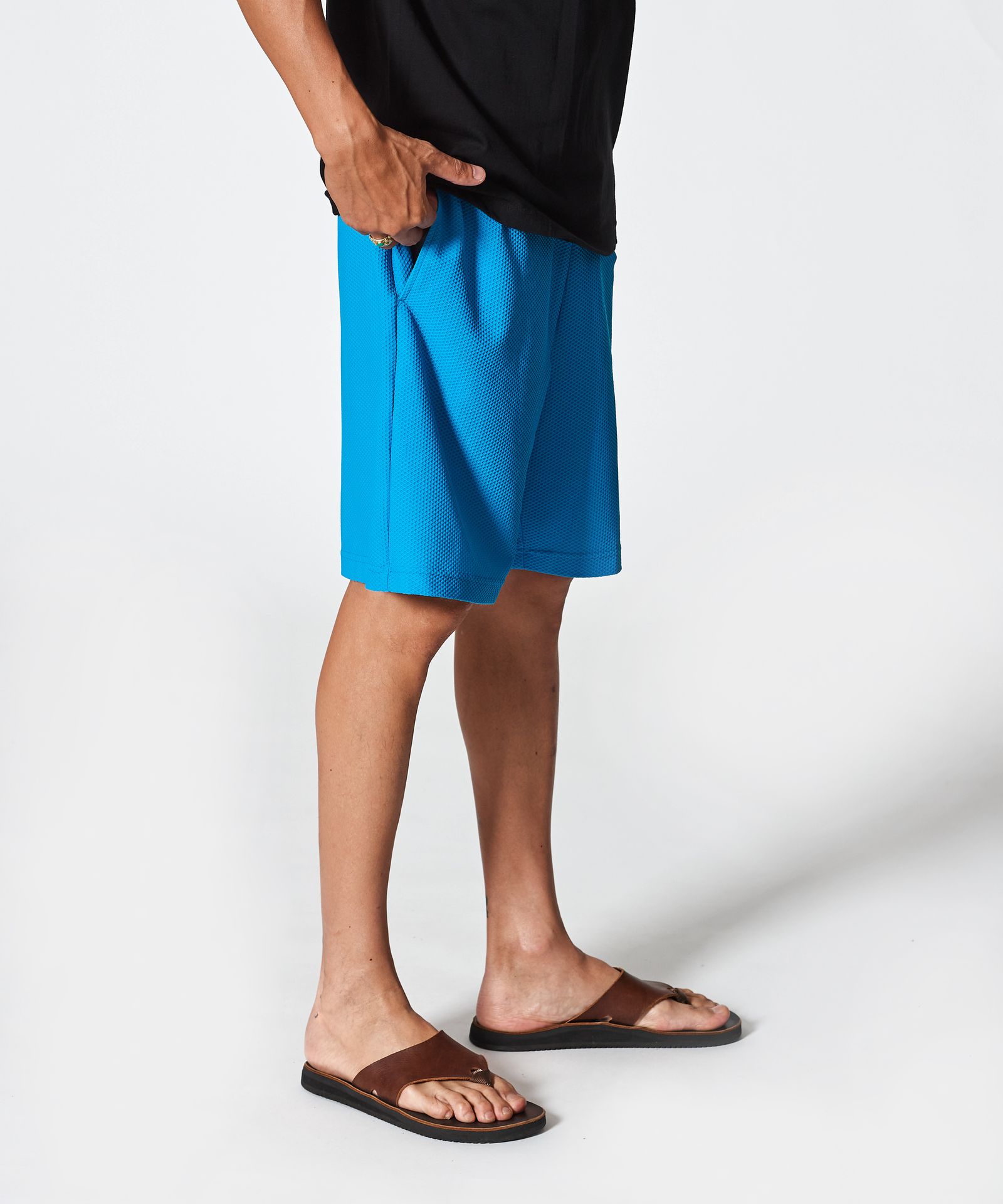 ACANTHUS × muta MARINE / muta Mesh Easy Shorts / メッシュイージーショーツ / BLUE【MA2521】