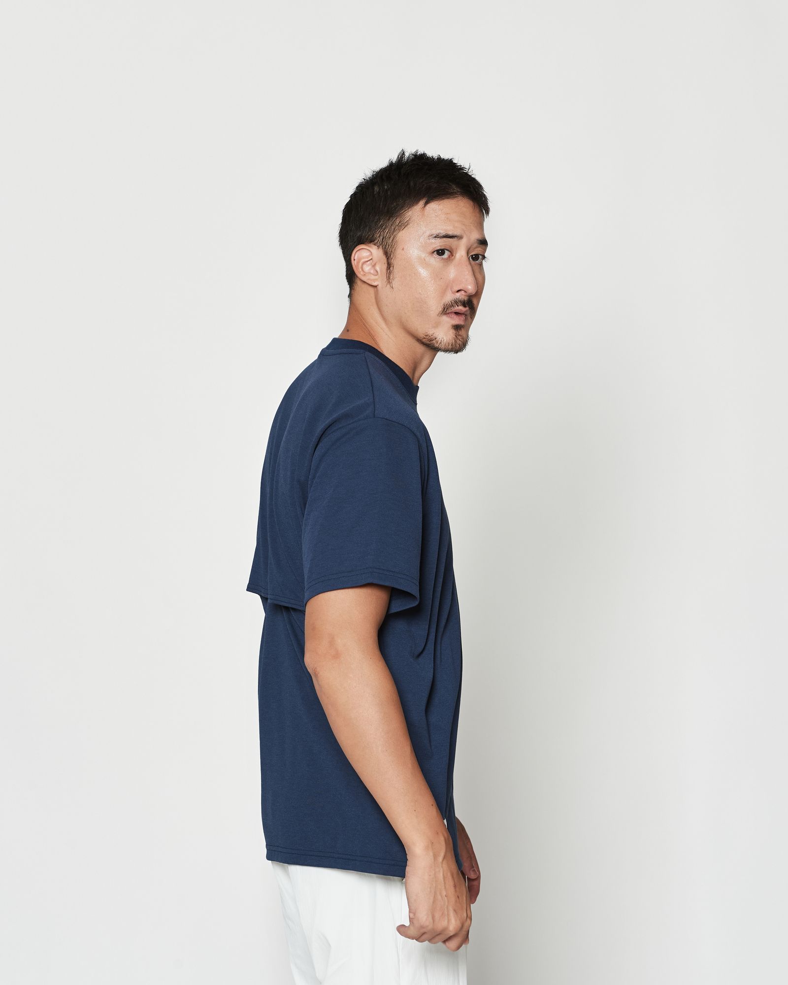 ☆先行予約☆muta MARINE × ACANTHUS  / ベンチレーションTシャツ  /  Ventilation Tee / NAVY【MA2617】